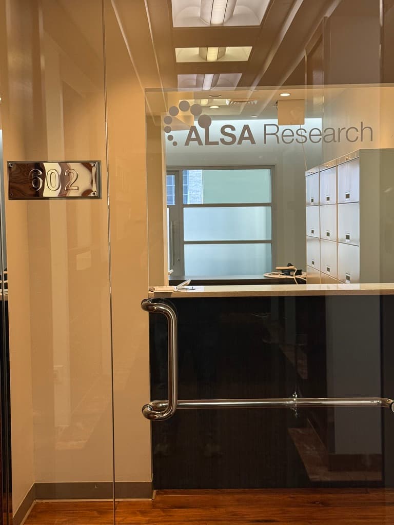 ALSA Research Manhattan office entrance