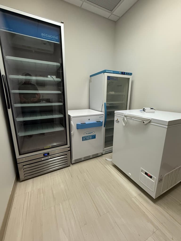 Investigational drug storage room